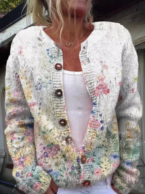 Dariah - Cárdigan Con Estampado Florales