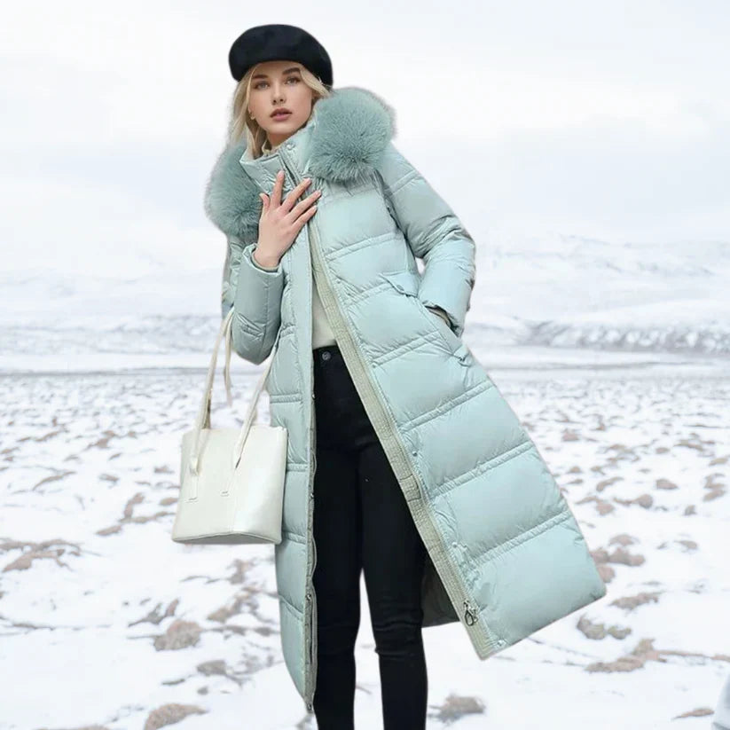 Lily - Parka De Invierno Con Capucha De Piel