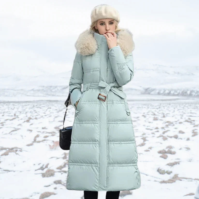 Lily - Parka De Invierno Con Capucha De Piel