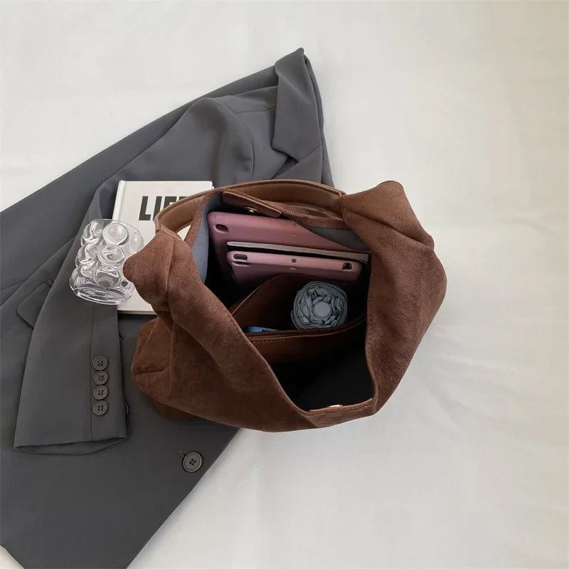 Fabiana - Bolso de Piel de Ante