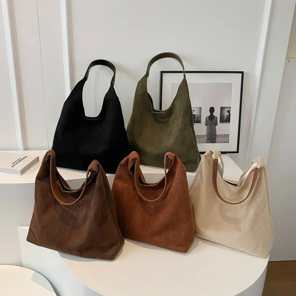Fabiana - Bolso de Piel de Ante