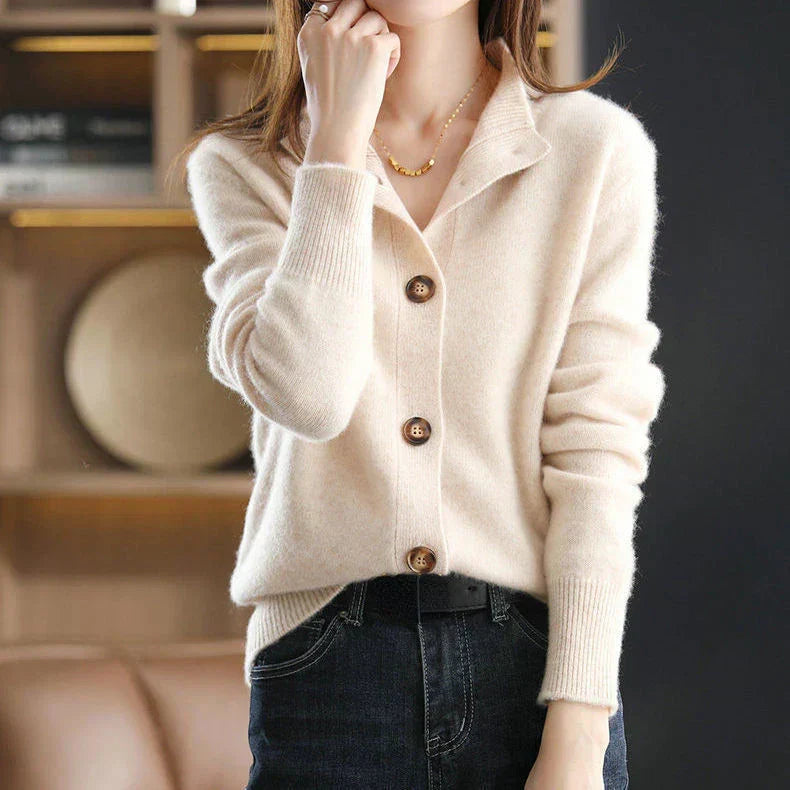 Erynn - Chaqueta de Punto Atemporal