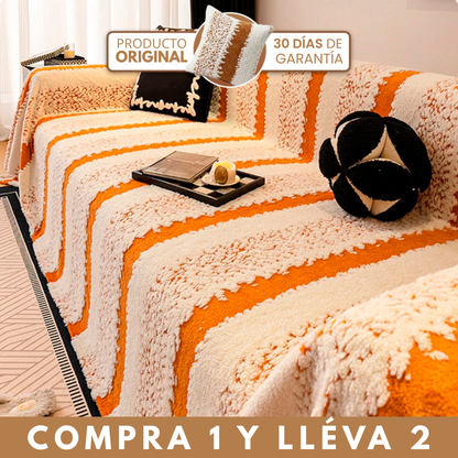 [Lleva 2 y paga 1] Funda Verona para sofá en microfibra premium — diseño moderno y elegante + 2 cojines GRATIS