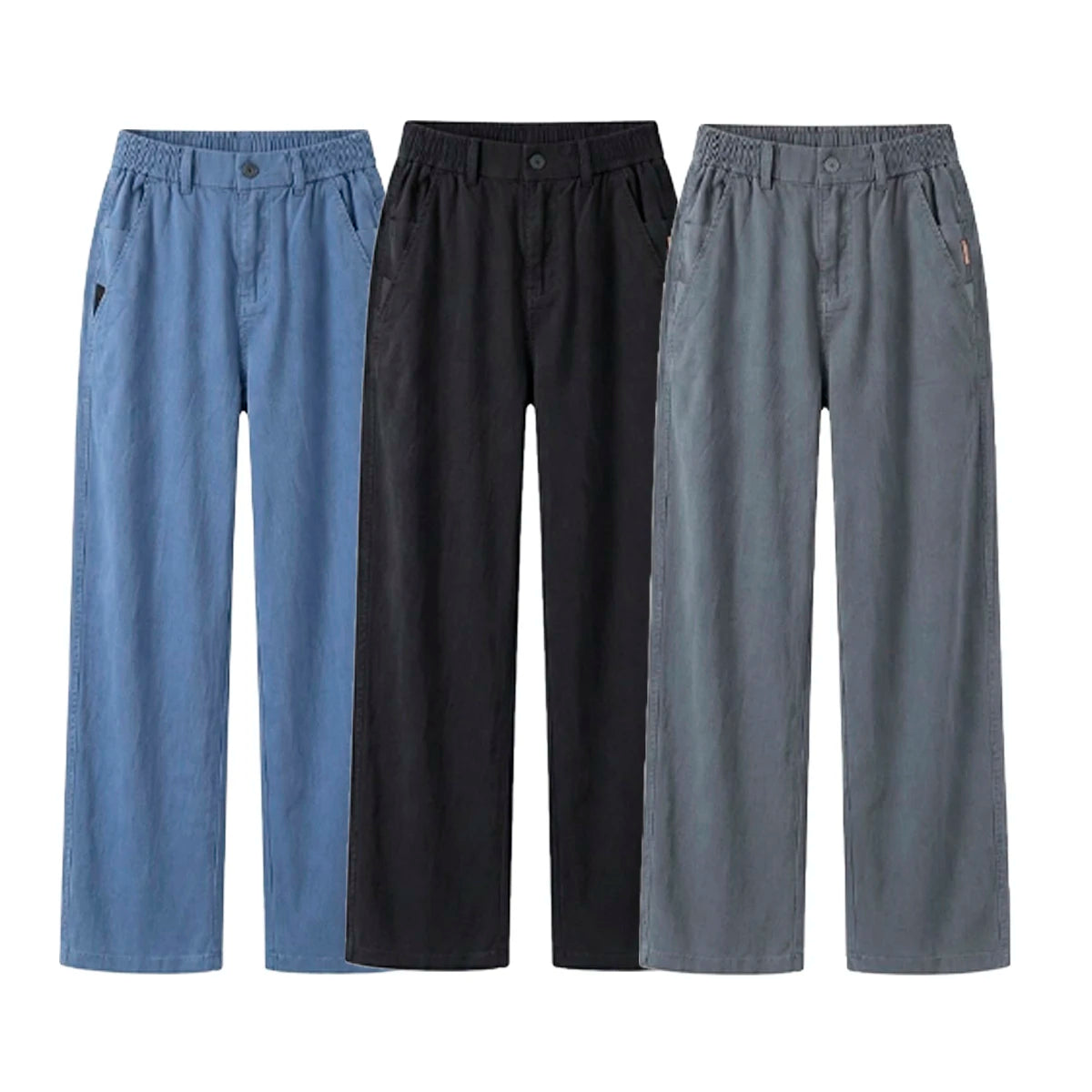 [Llévate 3 y paga 2] Pantalón femenino Santino en algodón y seda fría (¡Elegante y sofisticado!)