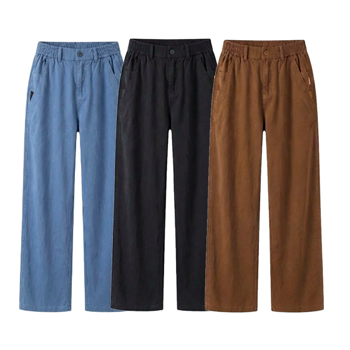 [Llévate 3 y paga 2] Pantalón femenino Santino en algodón y seda fría (¡Elegante y sofisticado!)