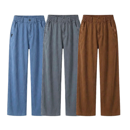 [Llévate 3 y paga 2] Pantalón femenino Santino en algodón y seda fría (¡Elegante y sofisticado!)