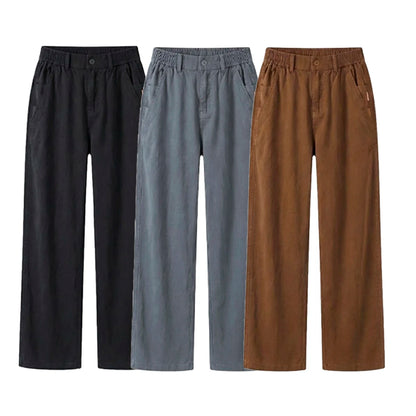 [Llévate 3 y paga 2] Pantalón femenino Santino en algodón y seda fría (¡Elegante y sofisticado!)
