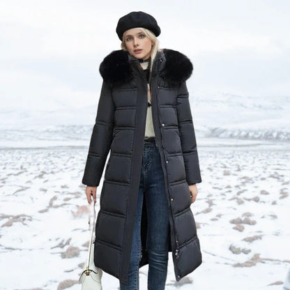 Lily - Parka De Invierno Con Capucha De Piel