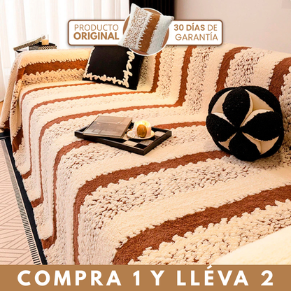 [Lleva 2 y paga 1] Funda Verona para sofá en microfibra premium — diseño moderno y elegante + 2 cojines GRATIS