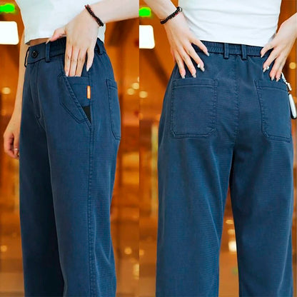 [Llévate 3 y paga 2] Pantalón femenino Santino en algodón y seda fría (¡Elegante y sofisticado!)