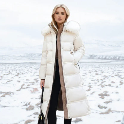 Lily - Parka De Invierno Con Capucha De Piel