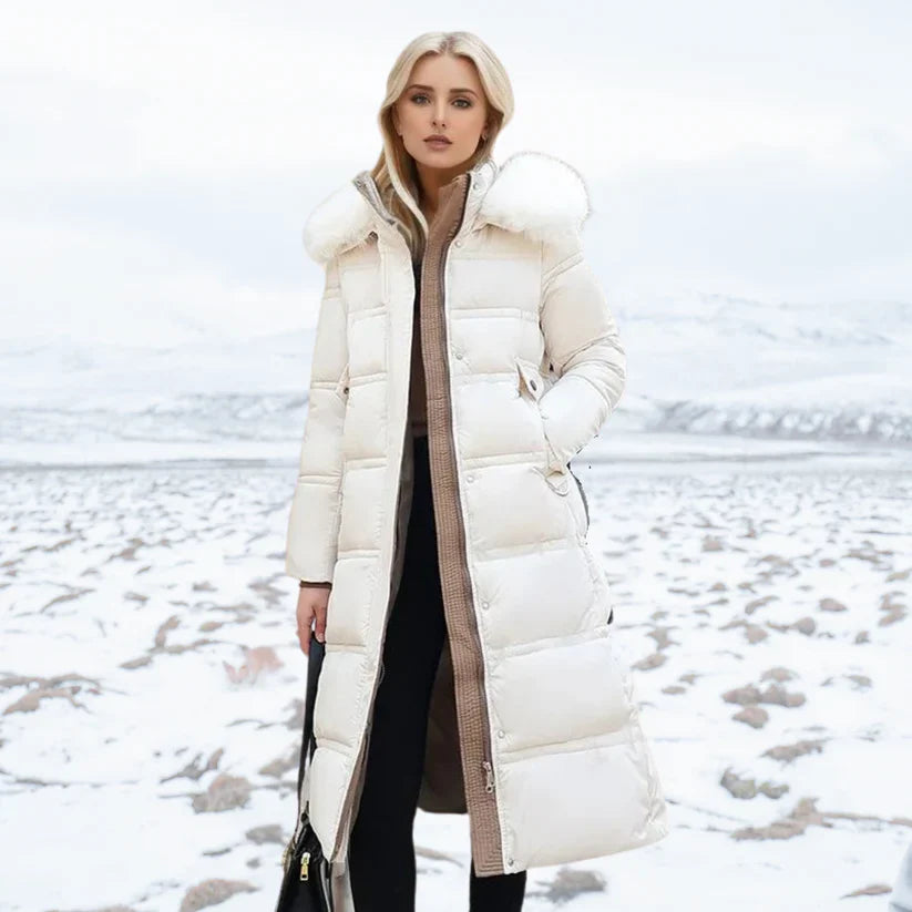 Lily - Parka De Invierno Con Capucha De Piel