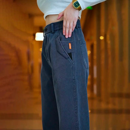 [Llévate 3 y paga 2] Pantalón femenino Santino en algodón y seda fría (¡Elegante y sofisticado!)