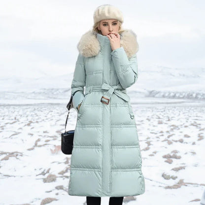 Lily - Parka De Invierno Con Capucha De Piel