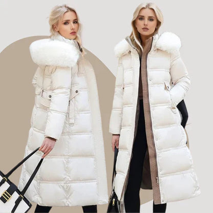 Lily - Parka De Invierno Con Capucha De Piel