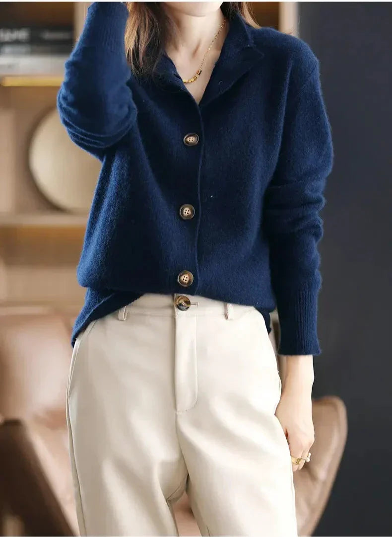 Erynn - Chaqueta de Punto Atemporal