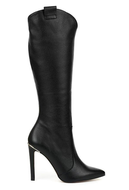 Elysse - Botas De Tacón Con Cremallera Lateral